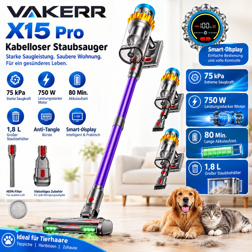 Akku staubsauger kpa 750 w - 750,